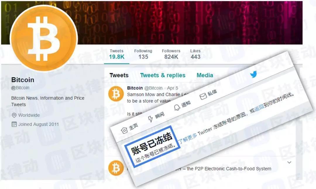 80万粉丝推特大号被封,社交媒体对虚拟货币监管再次升级?