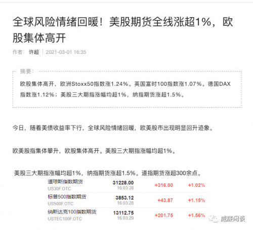 威廉:这轮回调结束了吗?